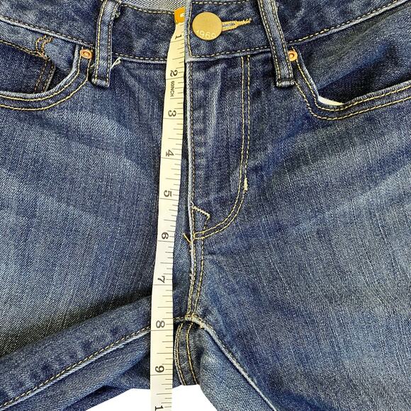 GAP 1969 Sz 28/6 Long Curvy Low Rise Boot Cut Jeans Med Wash Y2K Flattering - Picture 12 of 16